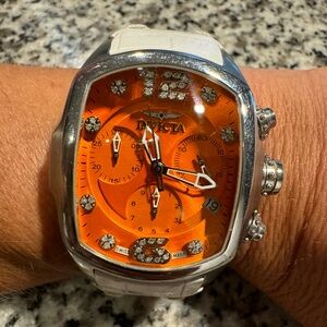 Fun Orange face Invicta Lupah Women’s Watch